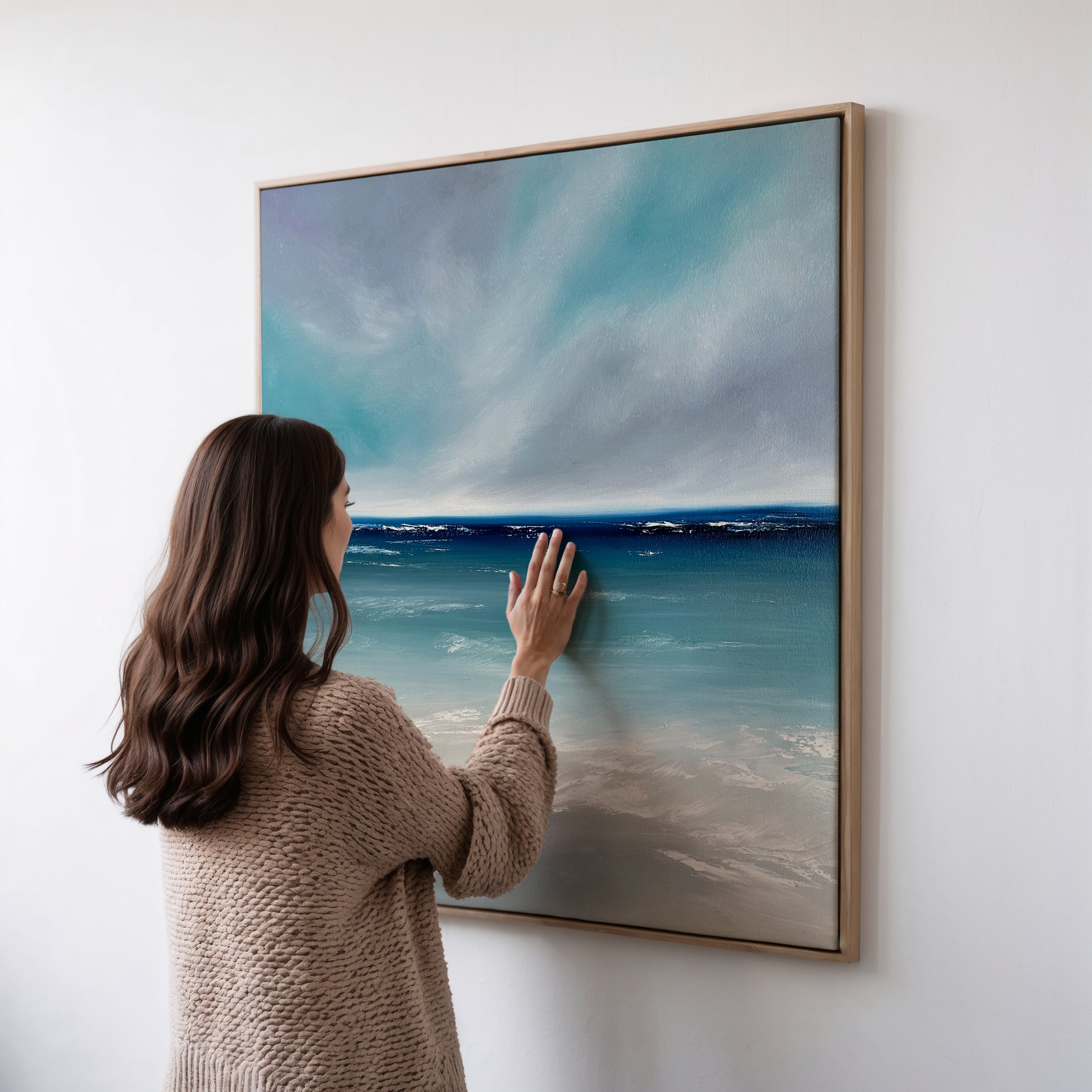 Faith- Original Atmospheric Realism Seascape Fine Art