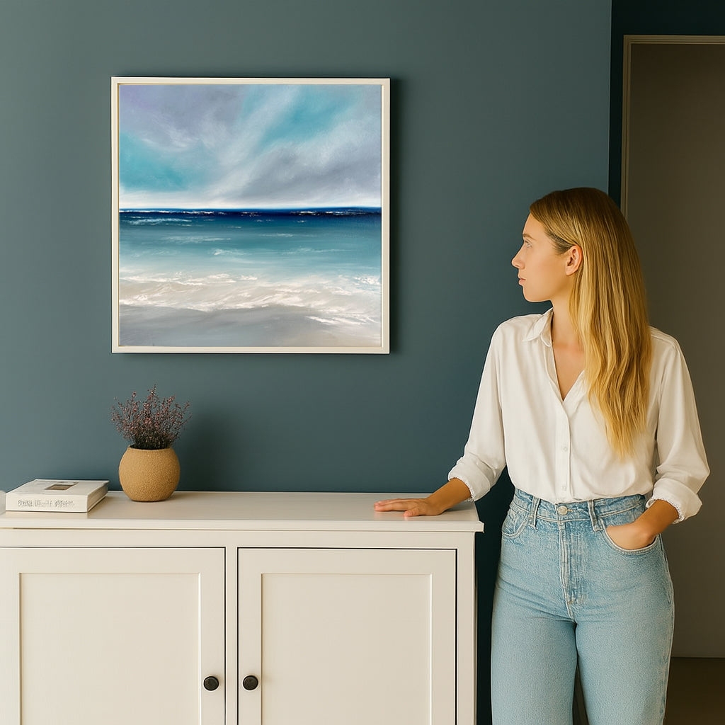 Faith- Original Atmospheric Realism Seascape Fine Art