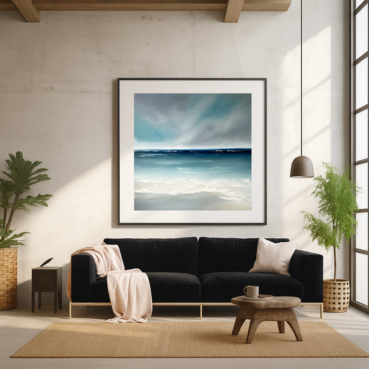 Faith- Abstract Seascape Fine Art Print on Paper