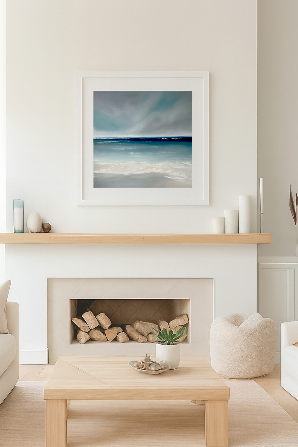 Faith- Abstract Seascape Fine Art Print on Paper