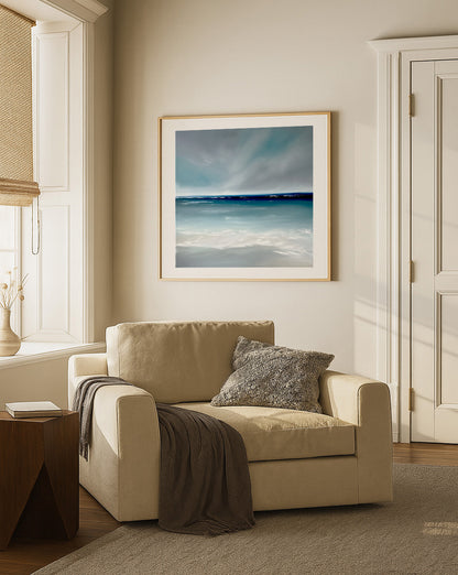 Faith- Abstract Seascape Fine Art Print on Paper