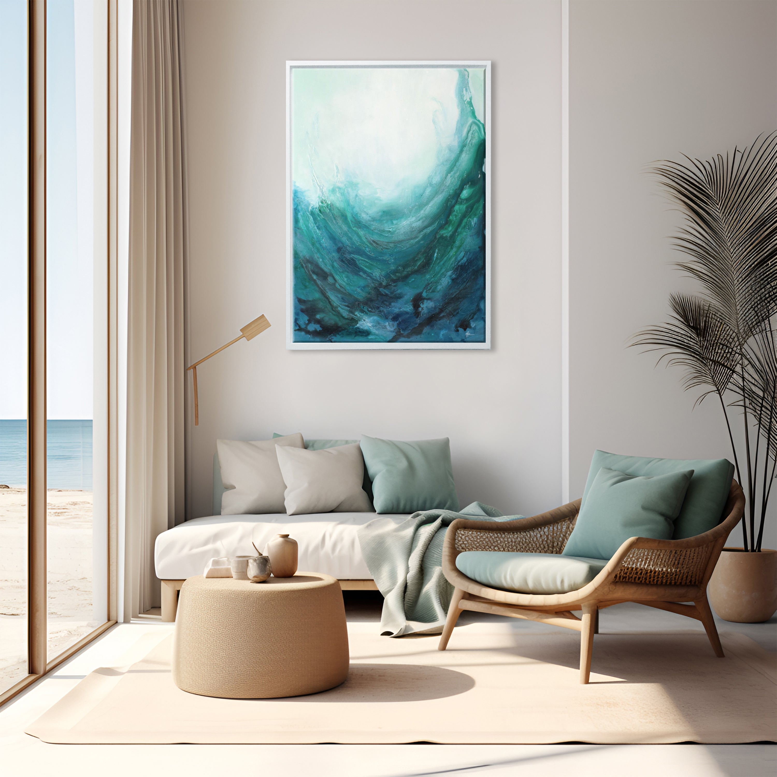 Free Soul- Original Abstract Painting by Magda Malak - Magda Malak Art