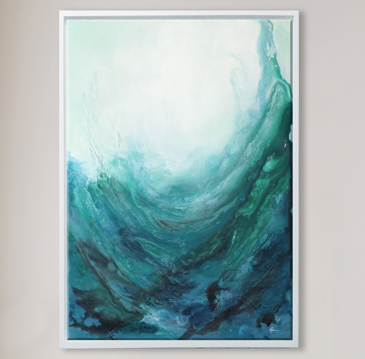 Free Soul- Original Abstract Painting by Magda Malak - Magda Malak Art