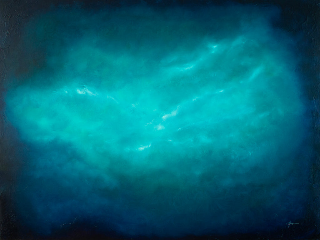 From The Darkness- Original Abstract Painting by Magda Malak - Magda Malak Art