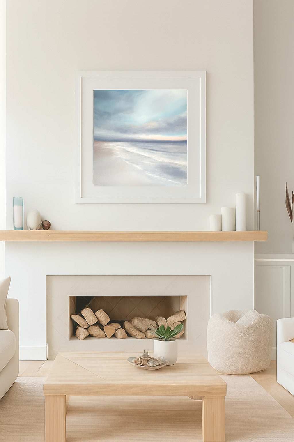 Harmony- Abstract Seascape Fine Art Print on Paper