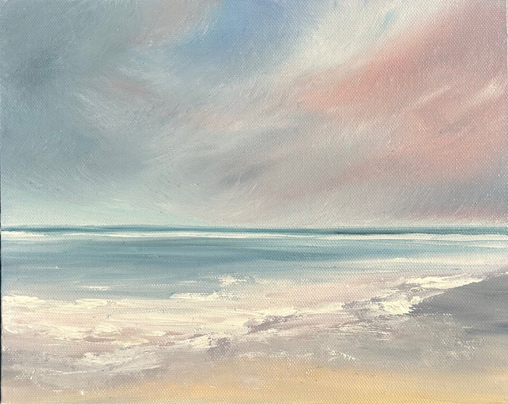 Hidden Depths - Original Abstract Seascape Fine Art by Magda Malak