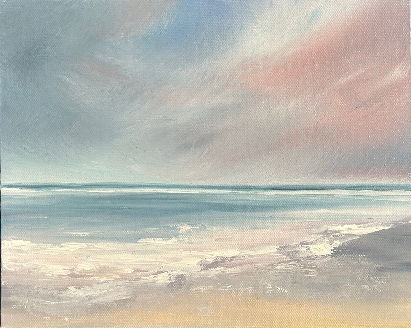 Hidden Depths - Original Abstract Seascape Fine Art by Magda Malak