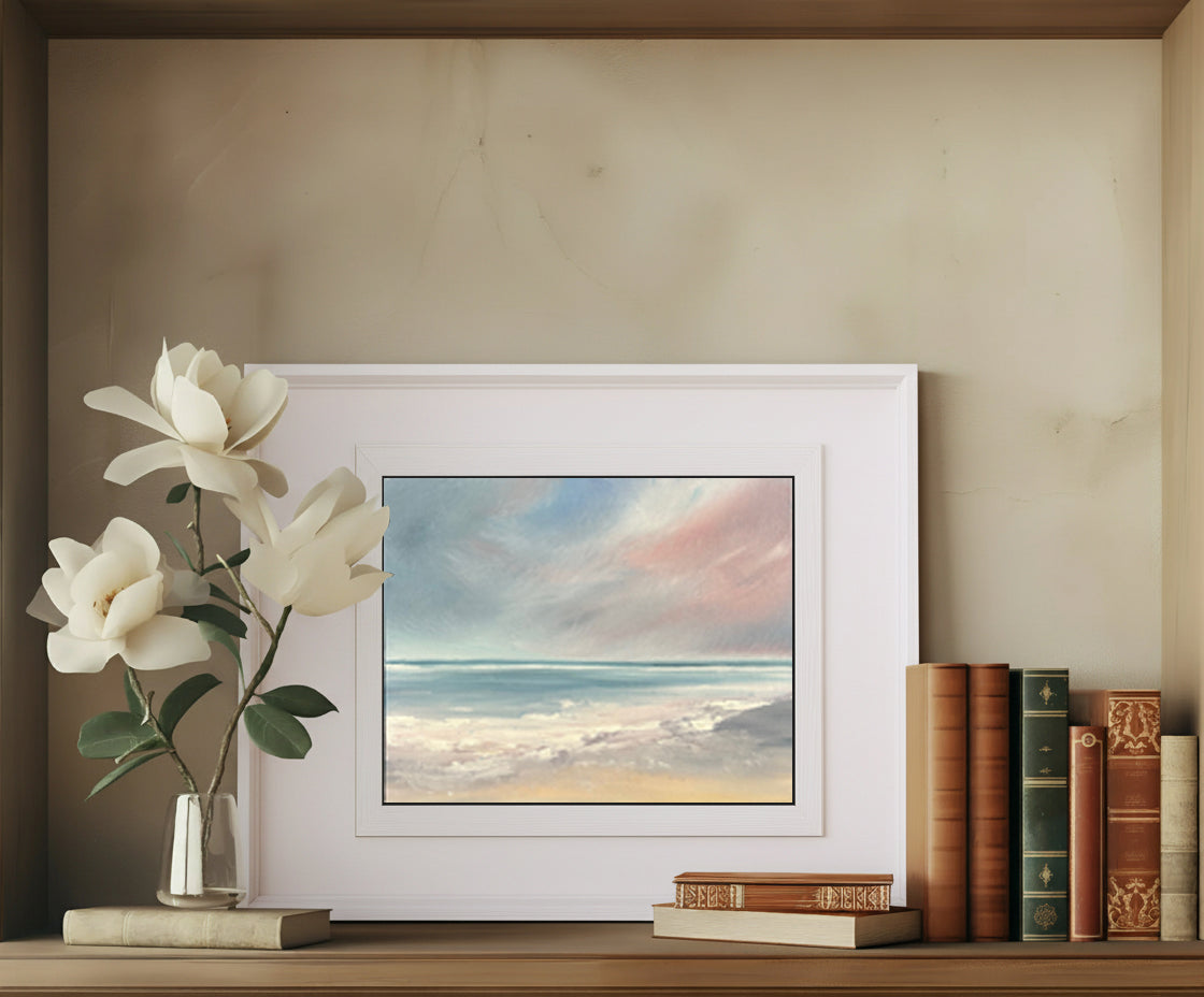 Hidden Depths - Original Abstract Seascape Fine Art by Magda Malak