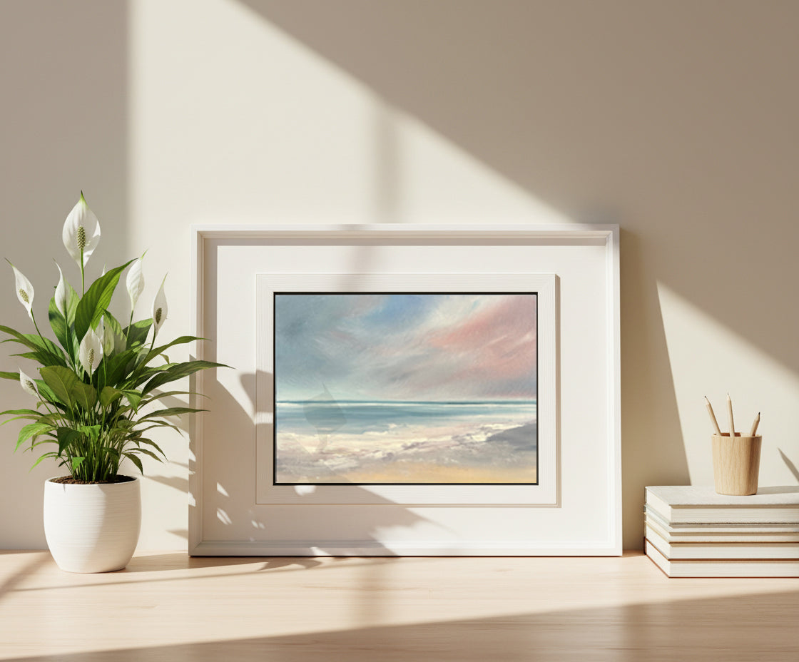 Hidden Depths - Original Abstract Seascape Fine Art by Magda Malak