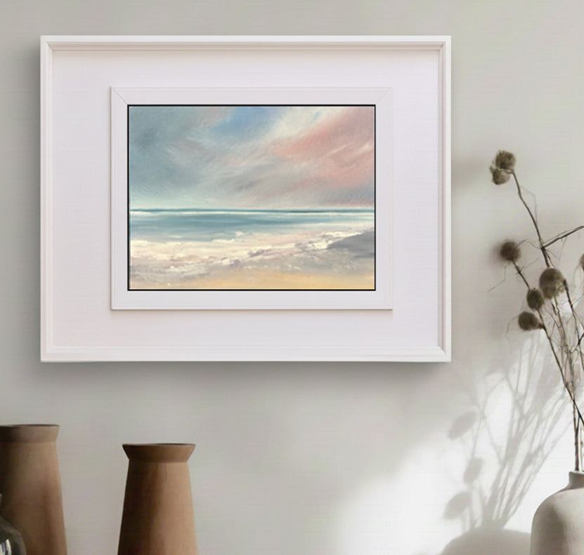 Hidden Depths - Original Abstract Seascape Fine Art by Magda Malak