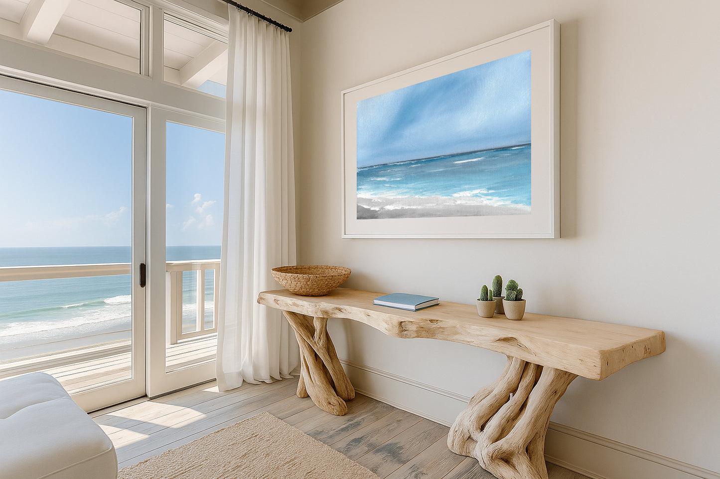I Am Here - Abstract Seascape Fine Art Print on Paper