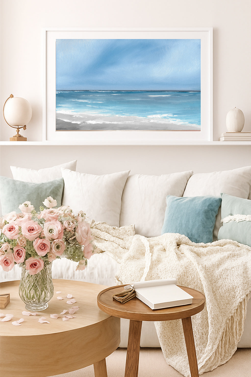 I Am Here - Abstract Seascape Fine Art Print on Paper