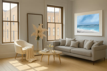 I Am Here - Abstract Seascape Fine Art Print on Paper