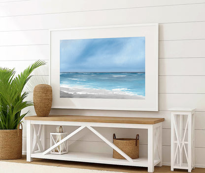 I Am Here - Abstract Seascape Fine Art Print on Paper
