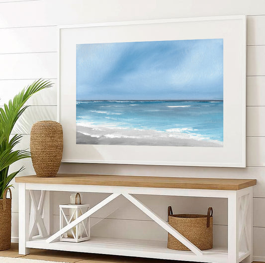 I Am Here - Abstract Seascape Fine Art Print on Paper