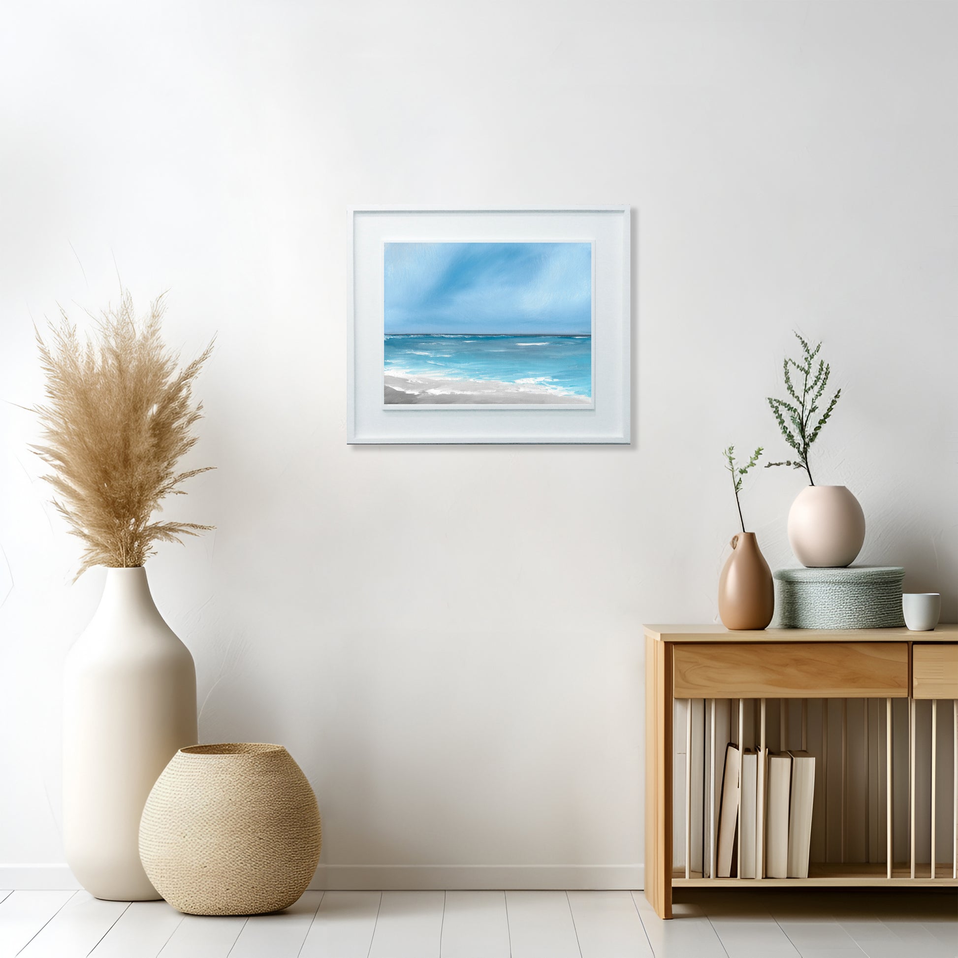 I Am Here -  Original Painting by Magda Malak - Magda Malak Art