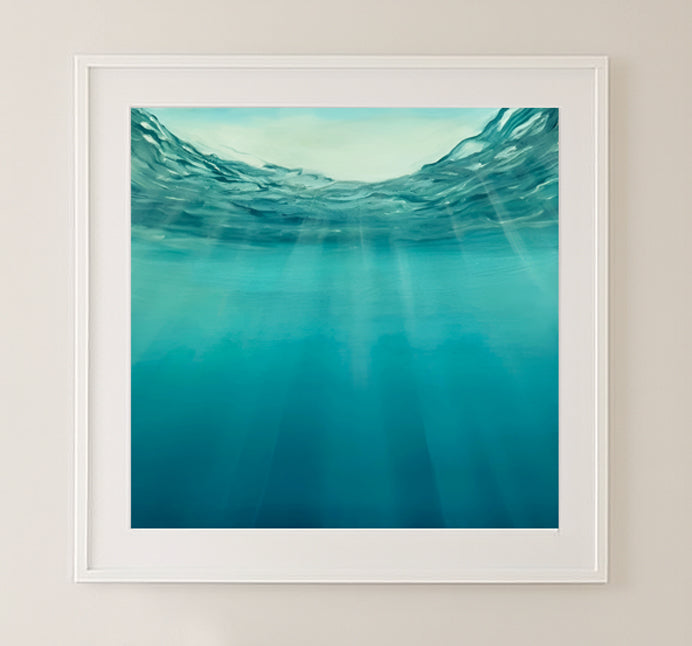 In between limited edition seascape print by magda malak