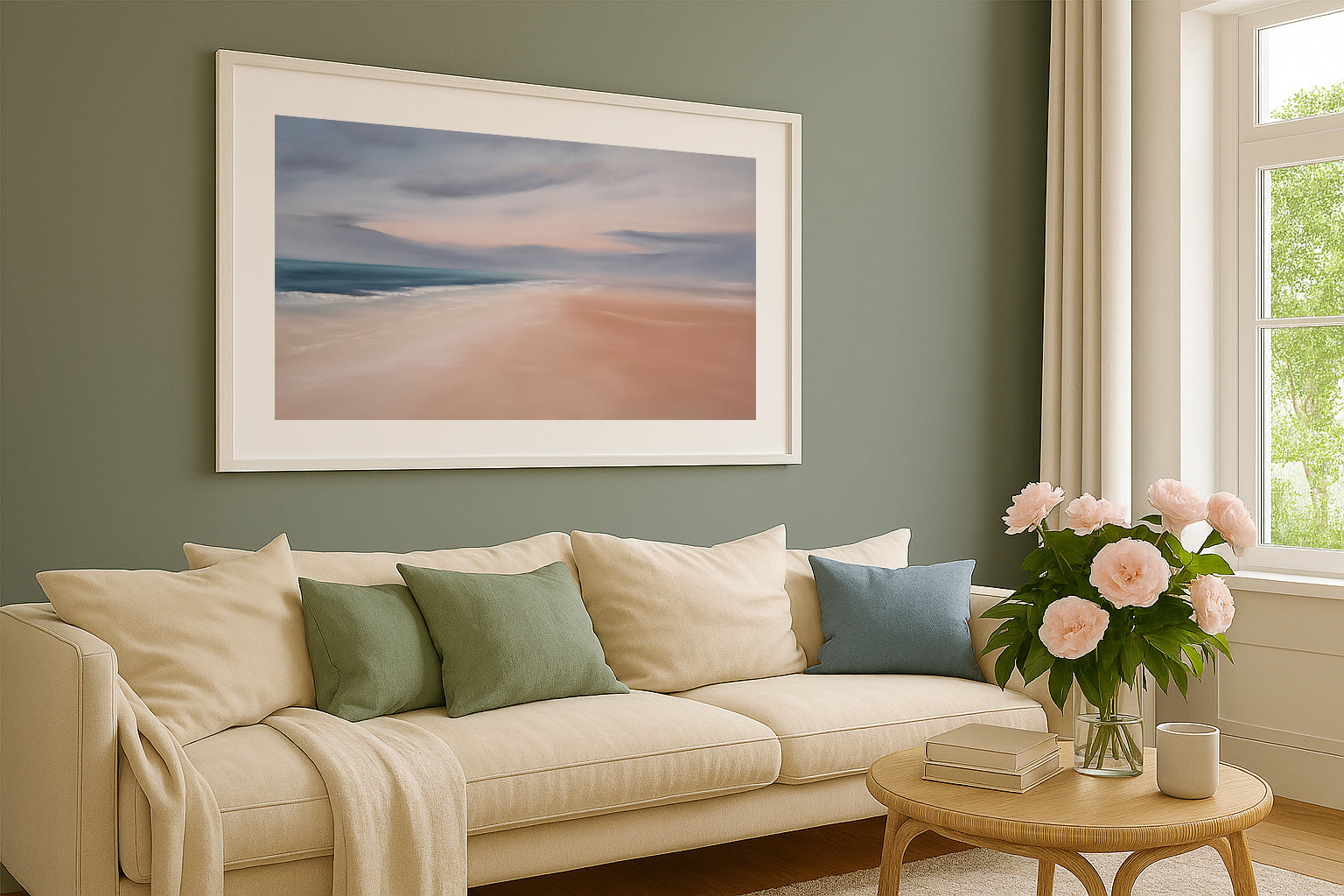 Inception- Abstract Seascape Fine Art Print on Paper