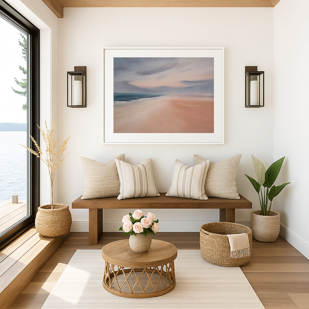 Inception- Abstract Seascape Fine Art Print on Paper