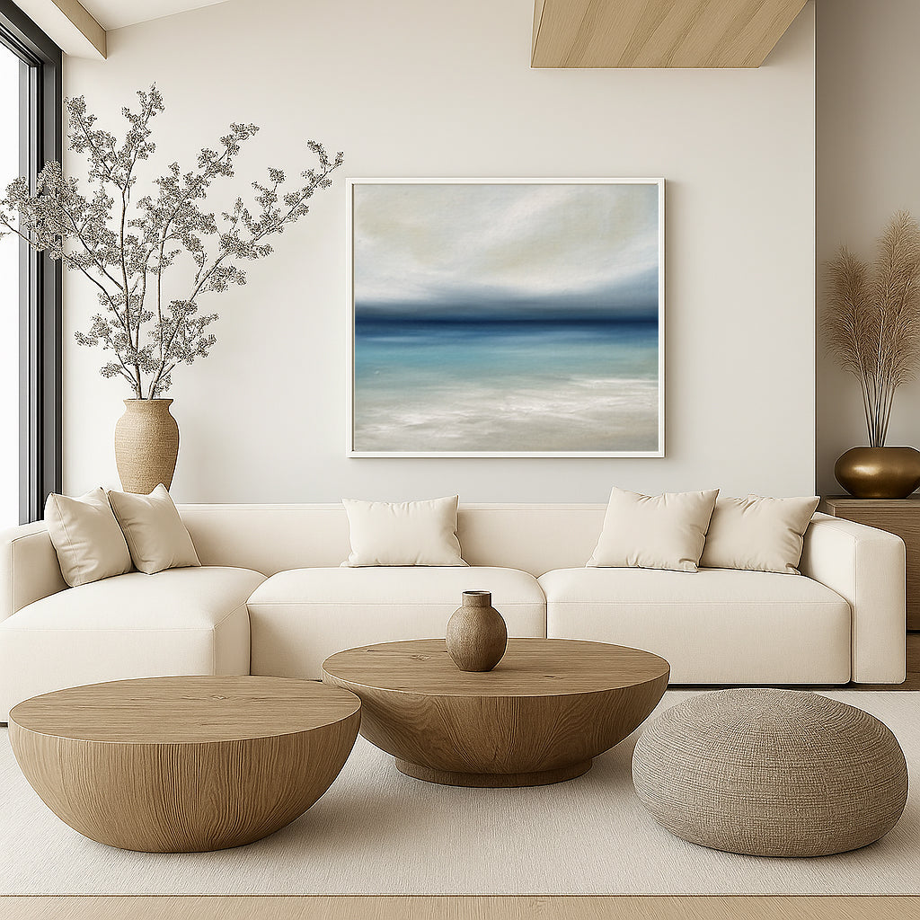 Life- Fine Art Abstract Seascape Canvas Print