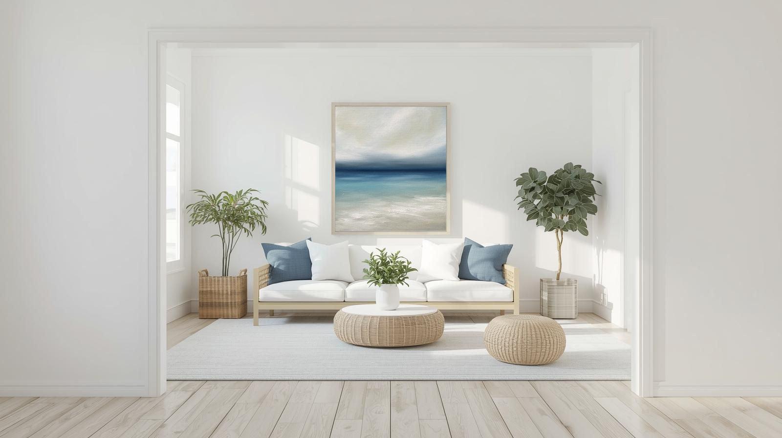 Life- Fine Art Abstract Seascape Canvas Print