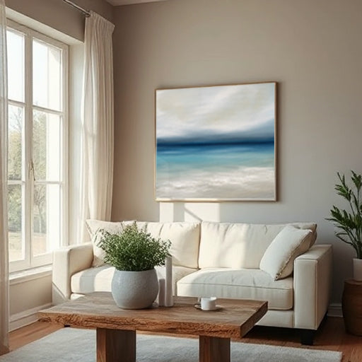 Life- Fine Art Abstract Seascape Canvas Print