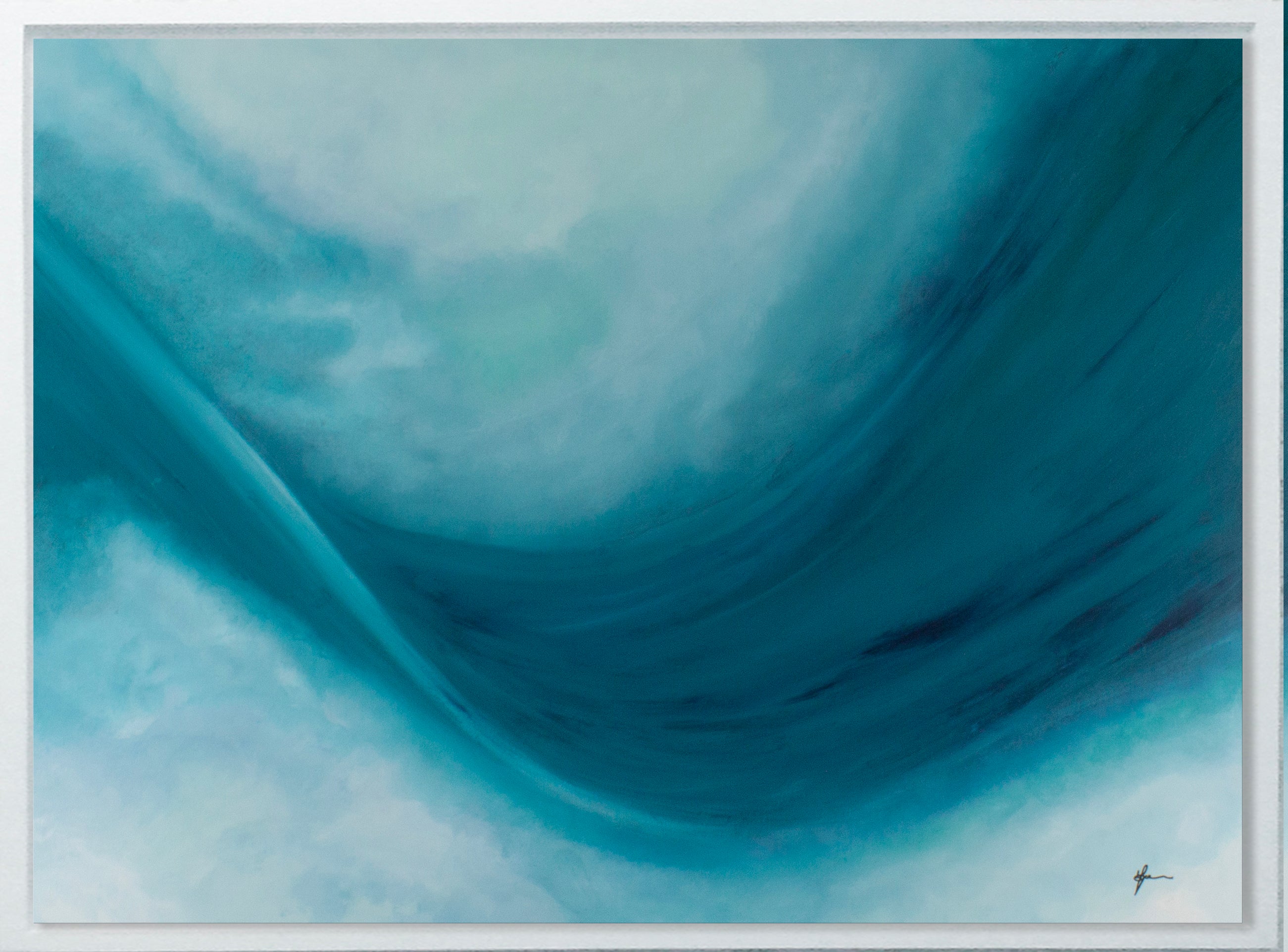 Lifeline- Original Abstract Painting by Magda Malak - Magda Malak Art