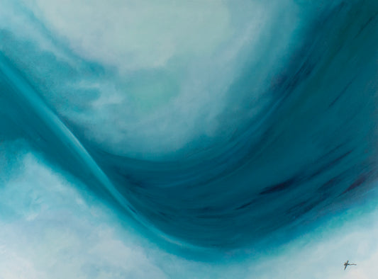 Lifeline- Original Abstract Painting by Magda Malak - Magda Malak Art