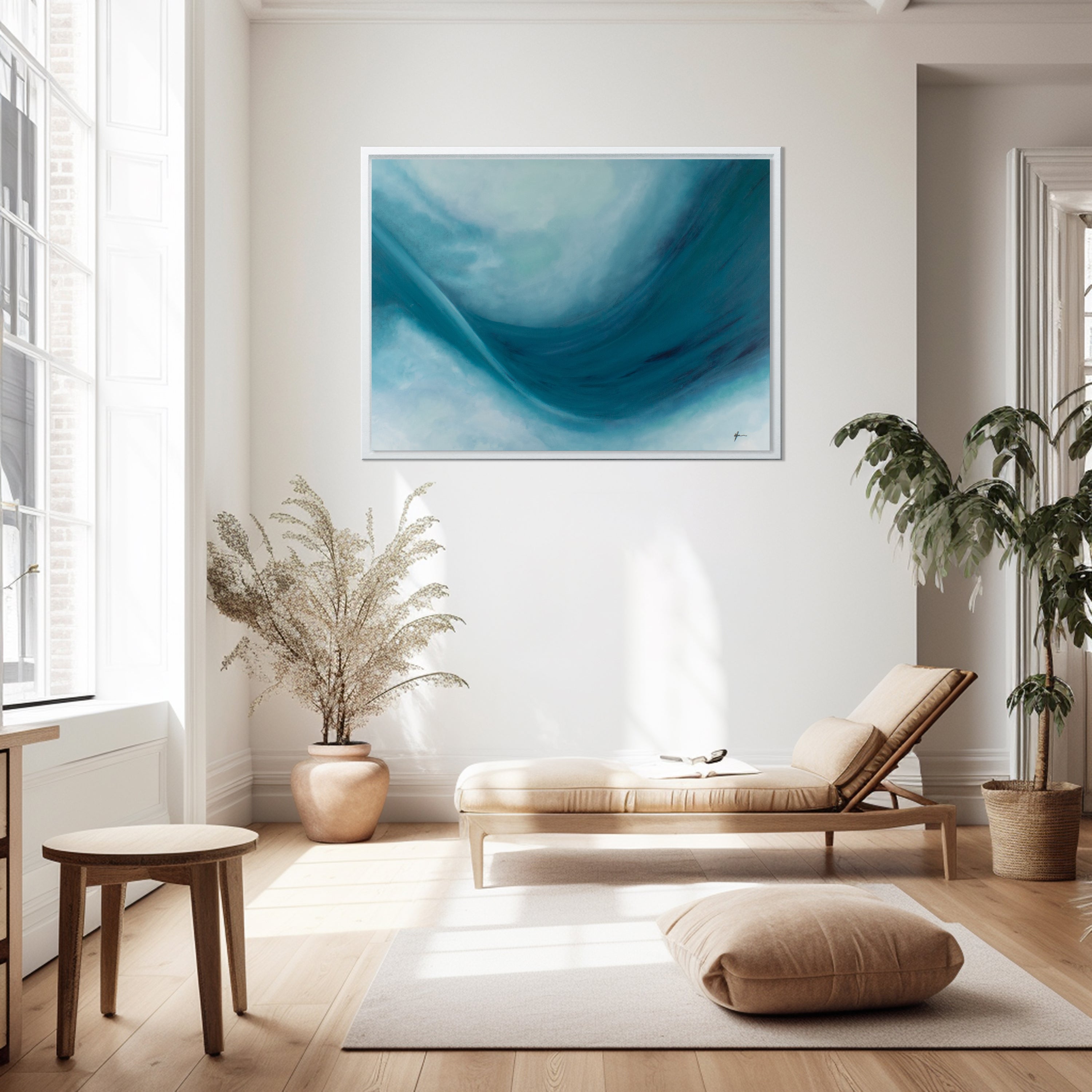 Lifeline- Original Abstract Painting by Magda Malak - Magda Malak Art
