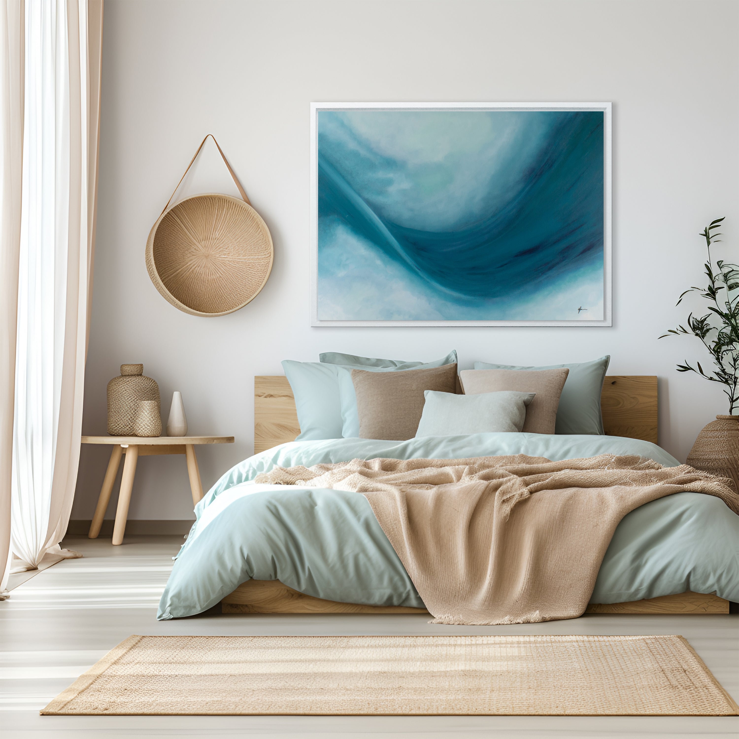 Lifeline- Original Abstract Painting by Magda Malak - Magda Malak Art