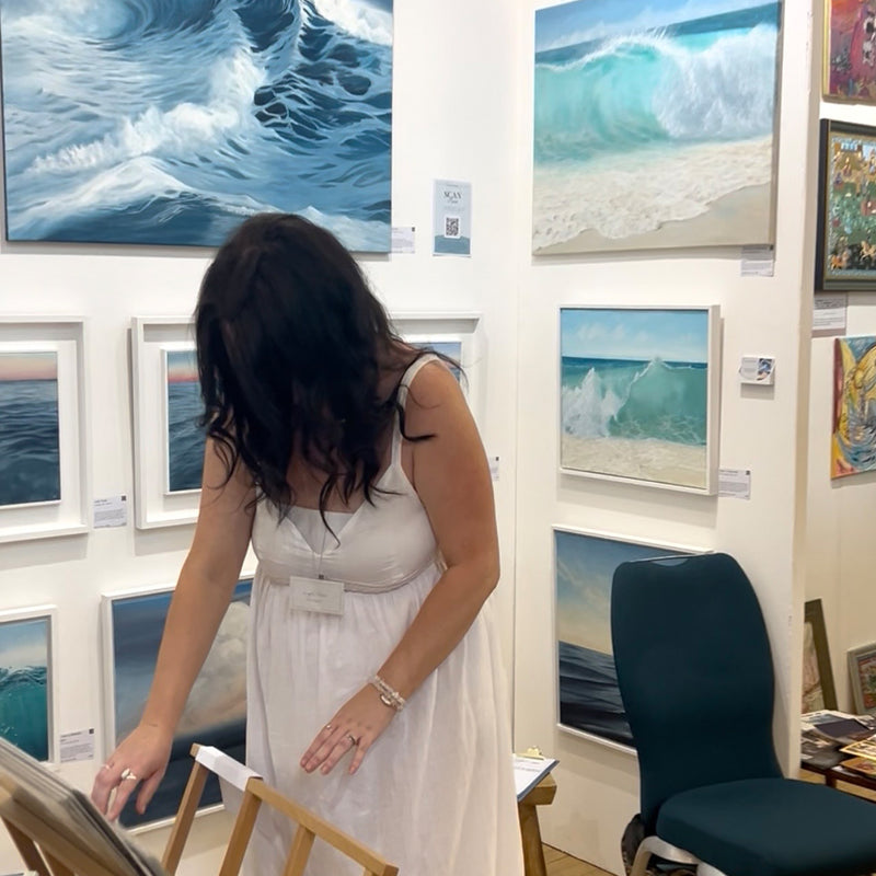 Magda Malak’s exhibition stand at Untitled Artists Fair 2026