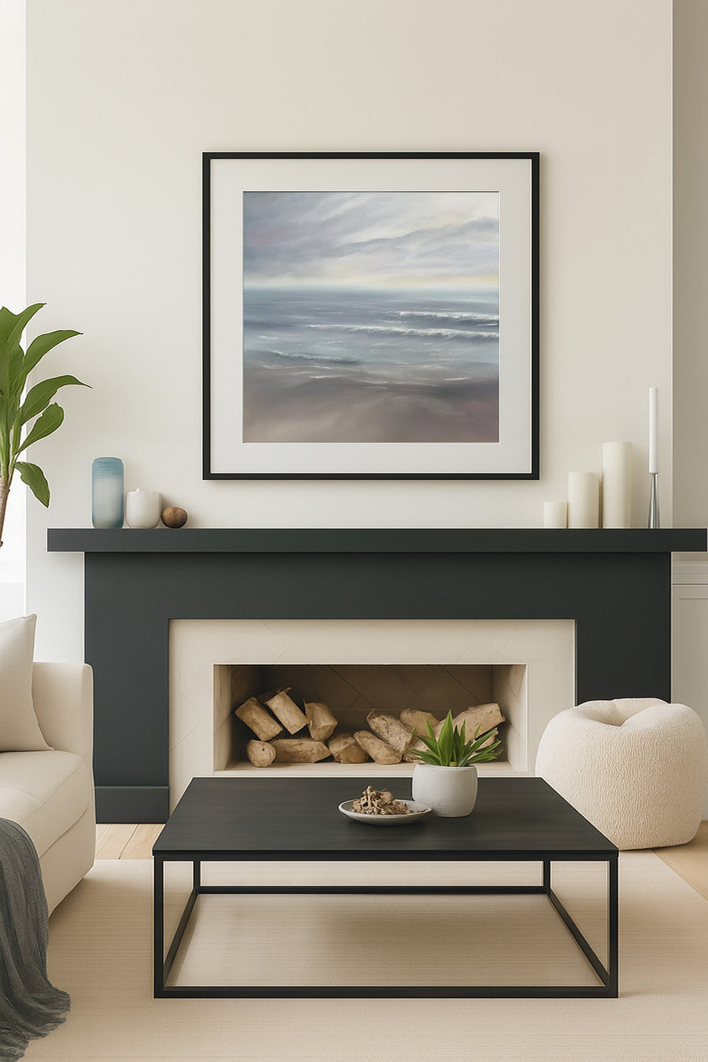 Memories- Abstract Seascape Fine Art Print on Paper