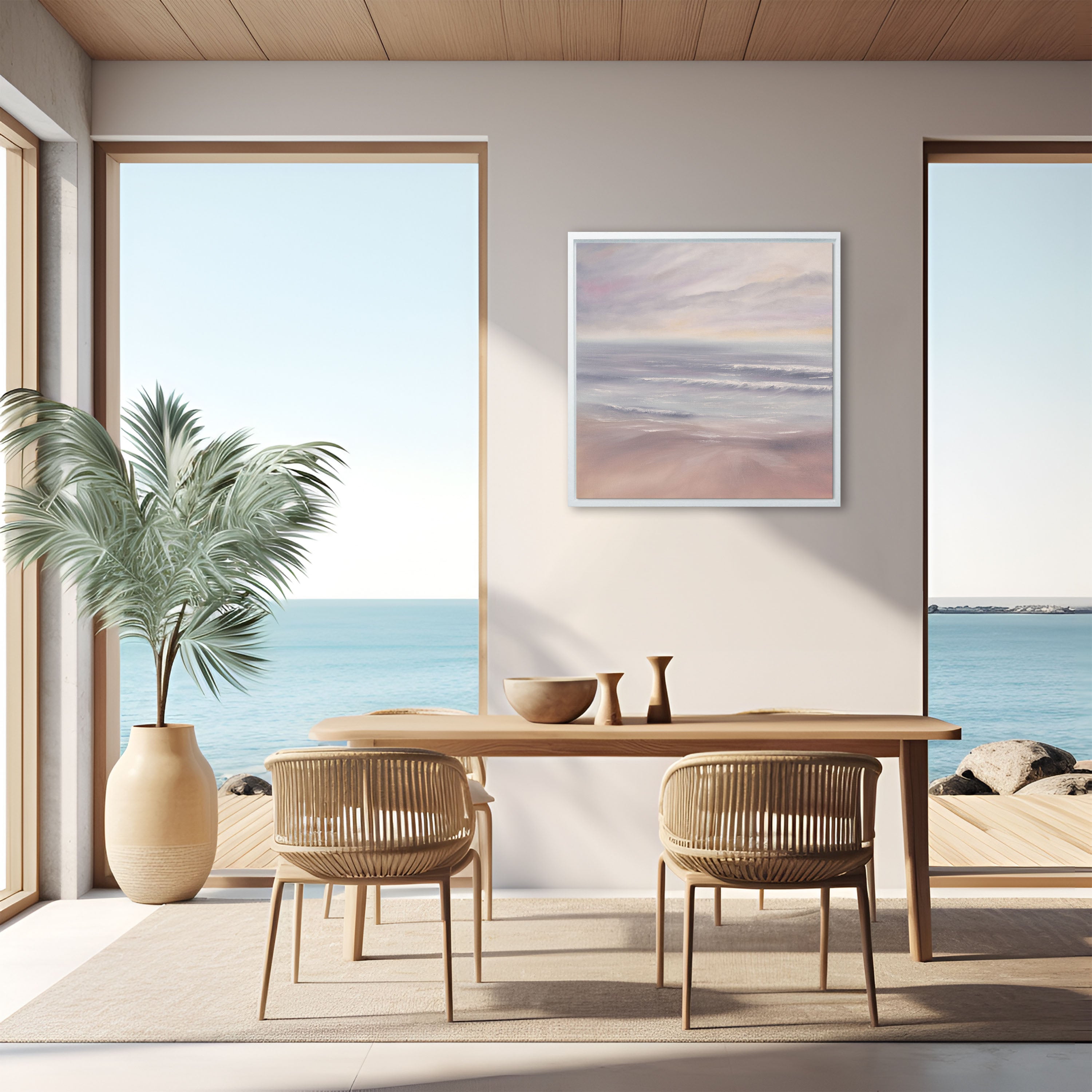 Manifest- Fine Art Abstract Seascape Canvas Print