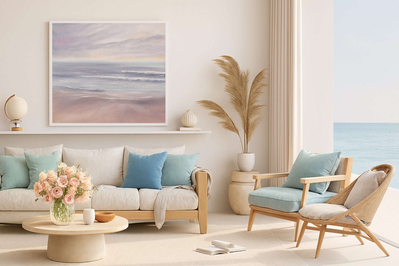 Manifest- Fine Art Abstract Seascape Canvas Print