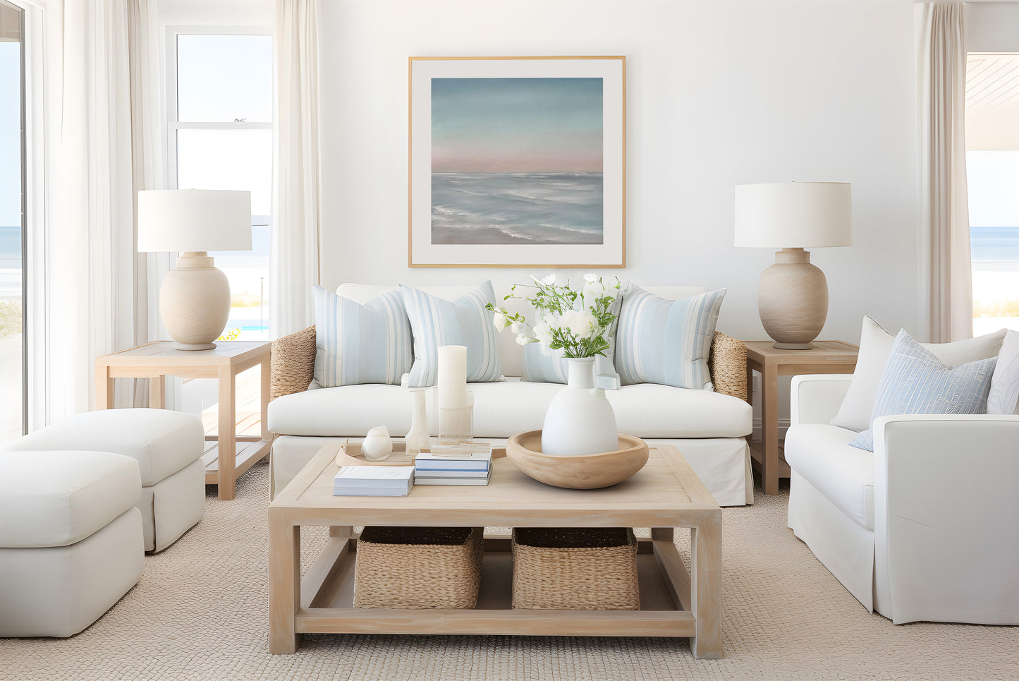 Memories- Abstract Seascape Fine Art Print on Paper