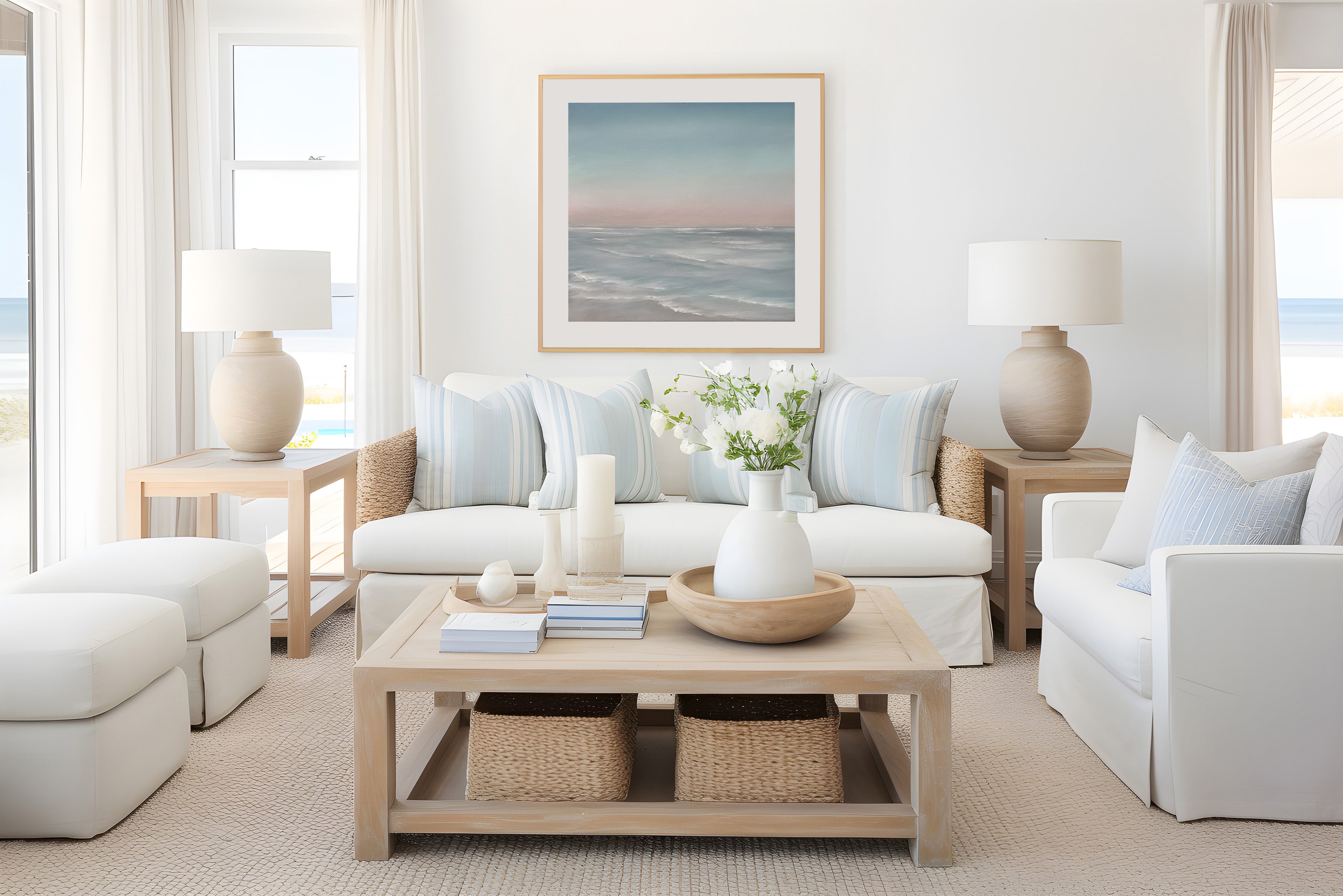 Memories- Abstract Seascape Fine Art Print on Paper