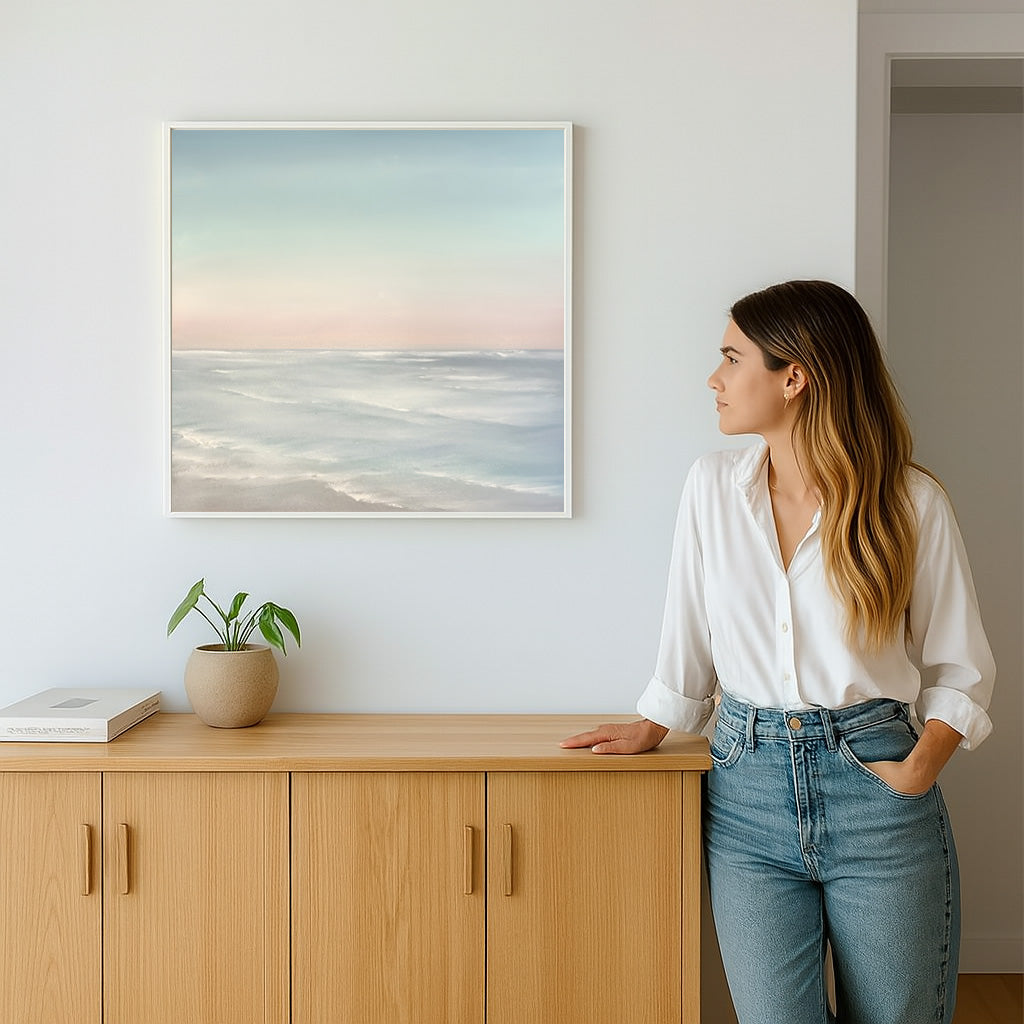 Memories- Fine Art Abstract Seascape Canvas Print