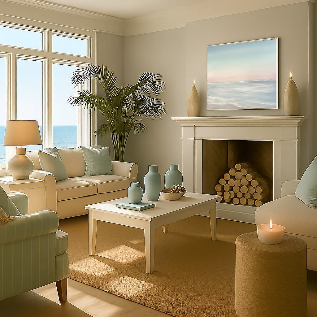 Memories- Fine Art Abstract Seascape Canvas Print