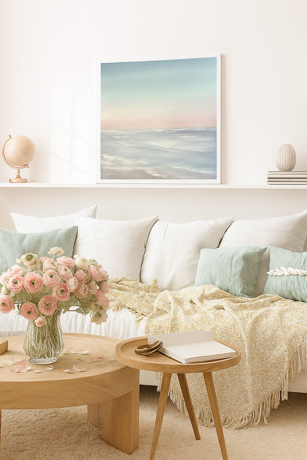 Memories- Fine Art Abstract Seascape Canvas Print