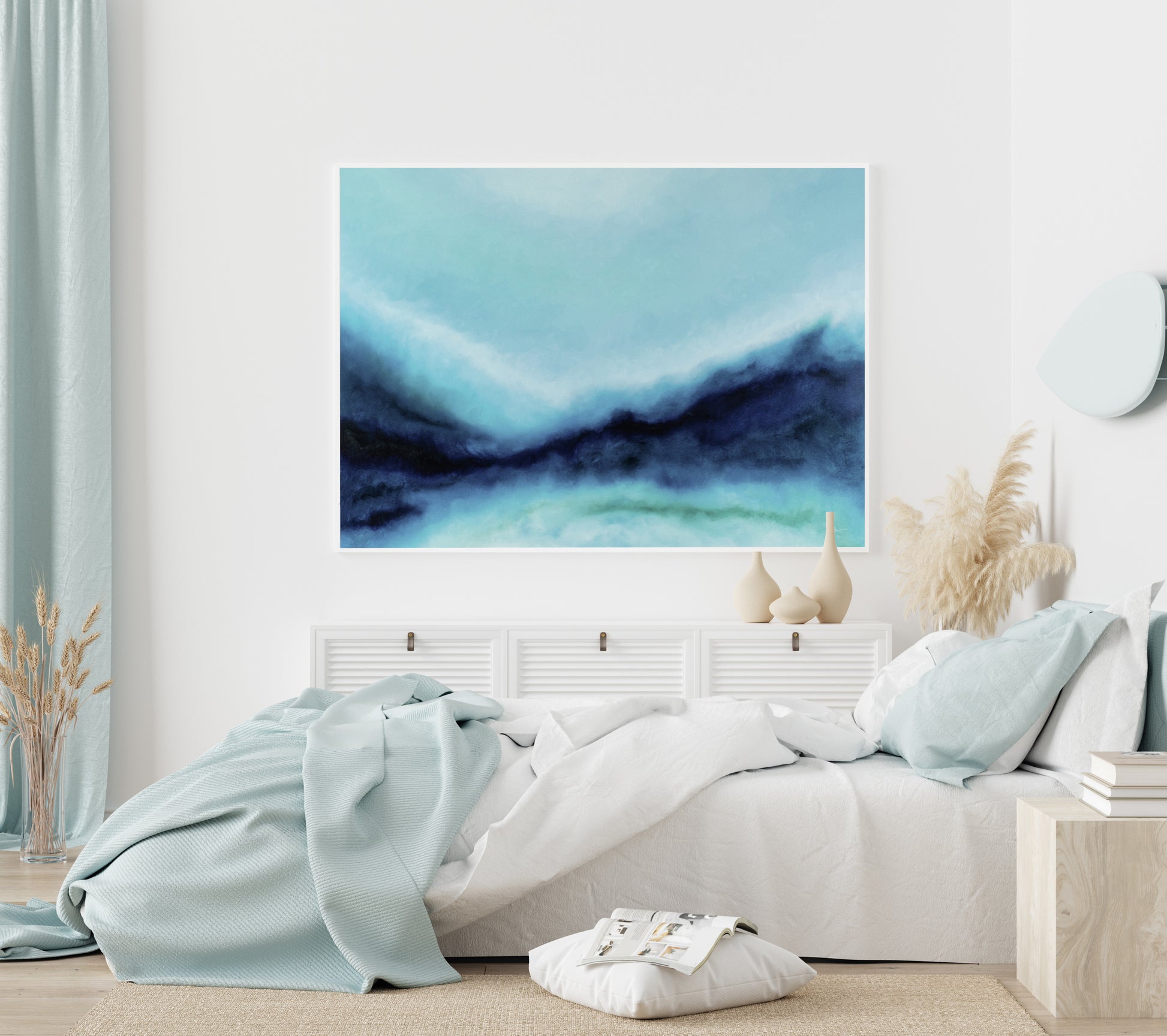 Minerva- Original Abstract Painting by Magda Malak - Magda Malak Art