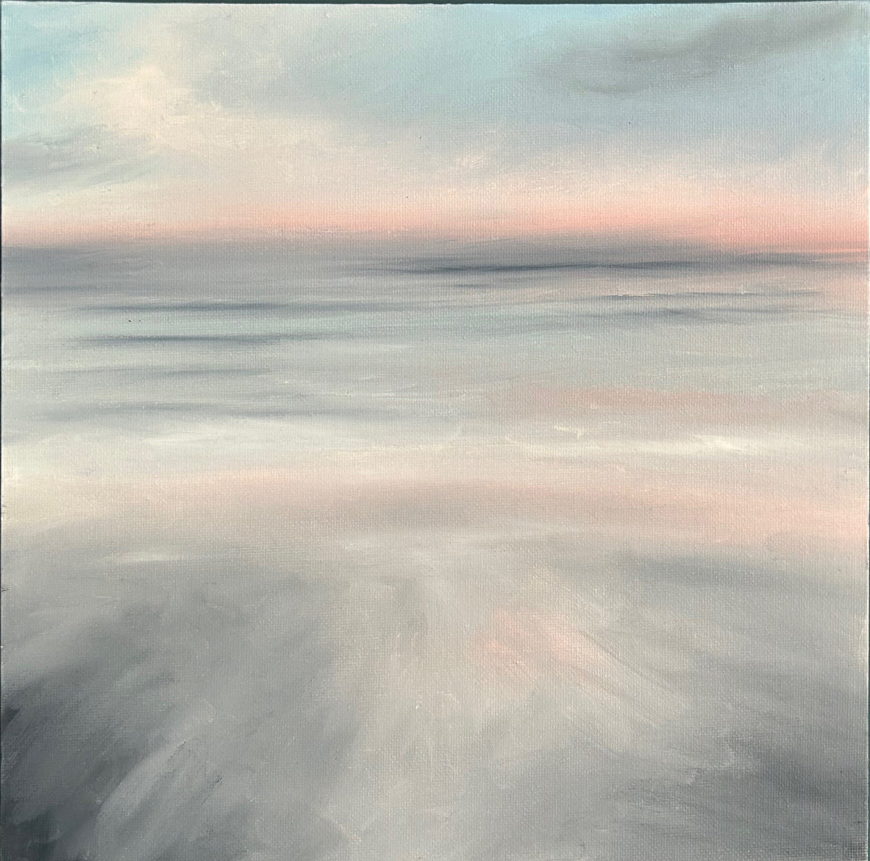 Clouding of Consciousness- Original Atmospheric Realism Seascape Fine Art