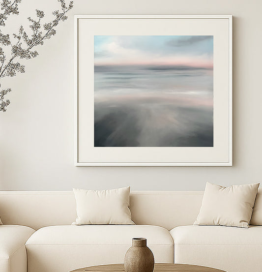 Clouding of Consciousness- Abstract Seascape Fine Art Print on Paper