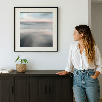 Clouding of Consciousness- Abstract Seascape Fine Art Print on Paper