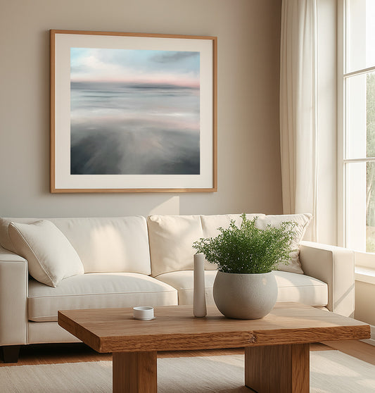 Clouding of Consciousness- Abstract Seascape Fine Art Print on Paper