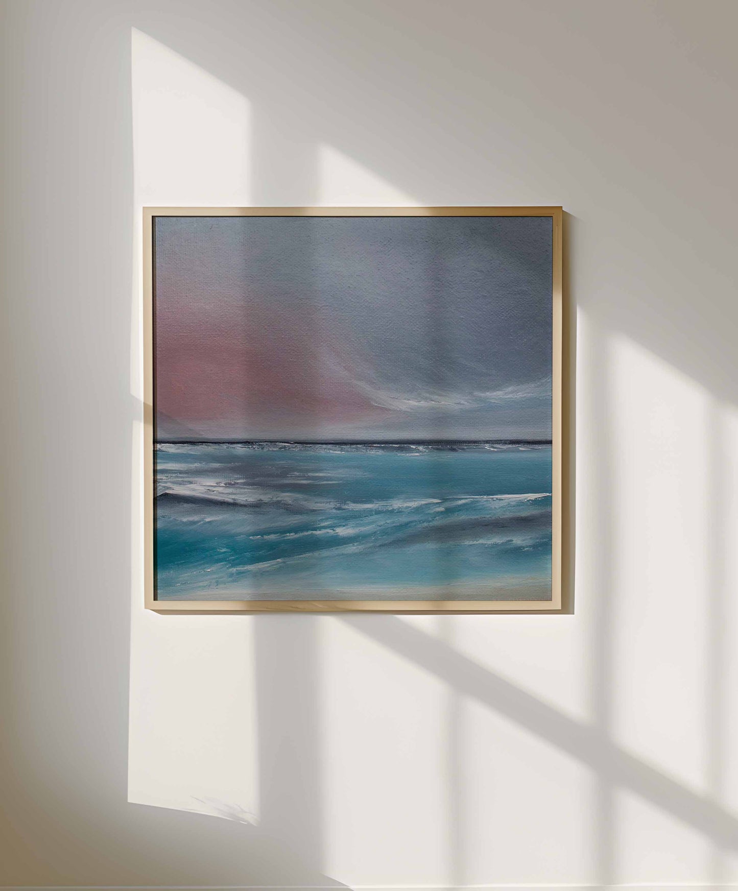 Enigma Oil Seascape Framed Canvas Wall Art