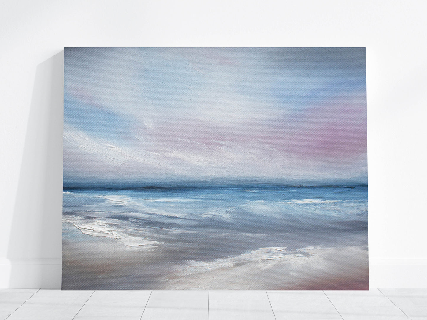 Desires Original Oil Seascape Framed Canvas Wall Art