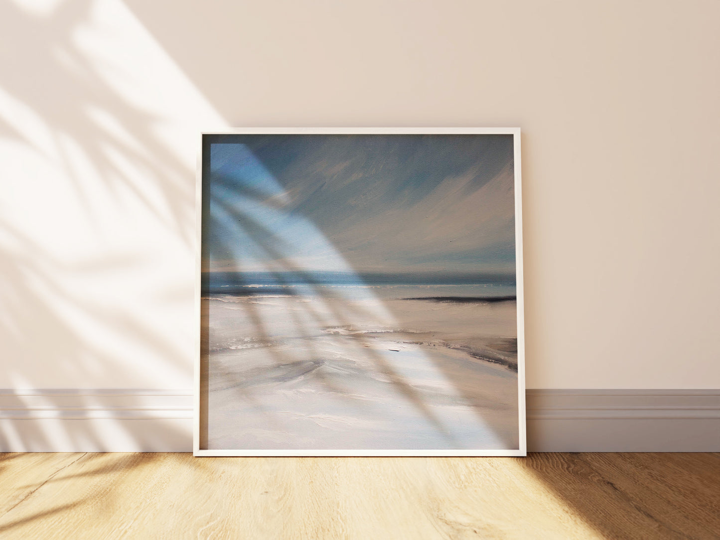 Solace Original Oil Seascape Framed Canvas Wall Art