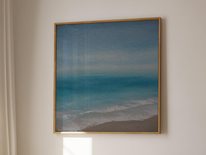 Arrival Oil Seascape Framed Canvas Wall Art