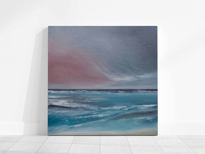 Enigma Oil Seascape Framed Canvas Wall Art