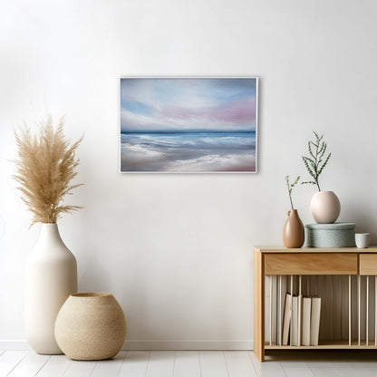 Desires Original Oil Seascape Framed Canvas Wall Art